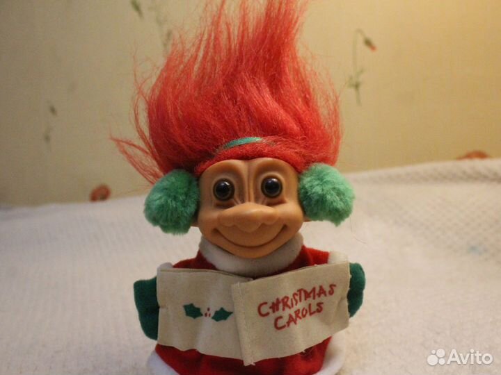 Игрушка тролль винтаж