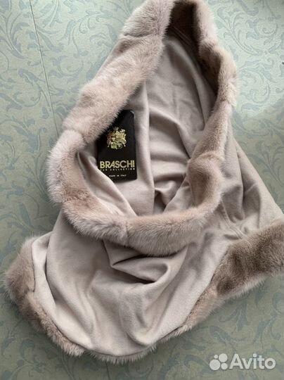 Капор норковый Braschi новый