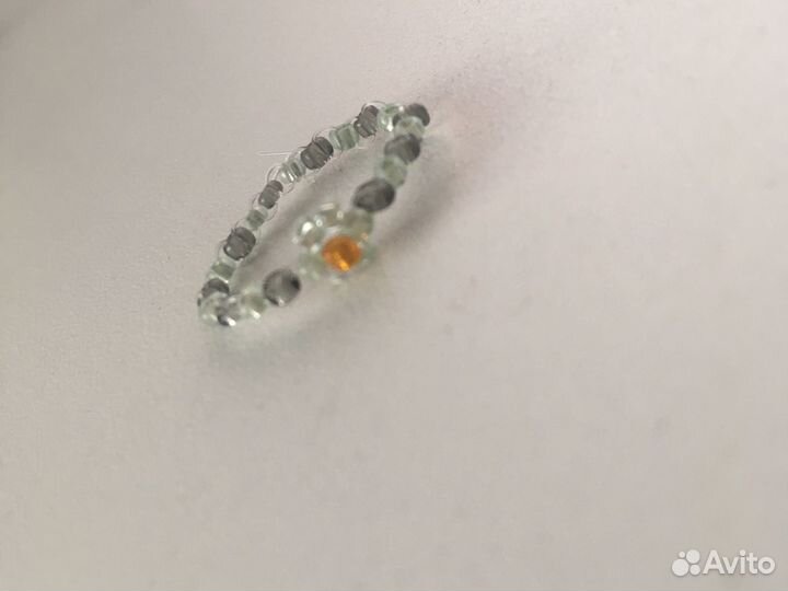 Кольцо из бисера