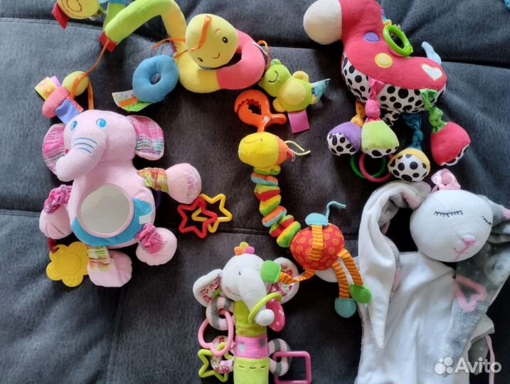 Мягкие развивающие игрушки