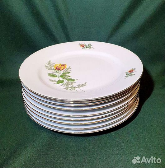 Тарелки фарфоровые. Кахла гдр