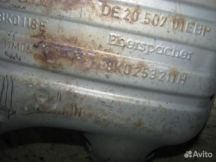 Приемная труба глушителя Audi A4 (B8) 2007-2015