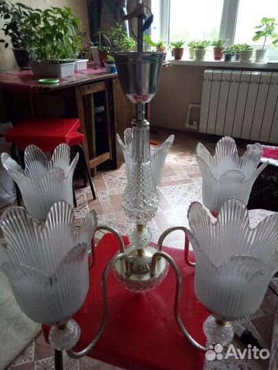 Хрустальная люстра б,у предложите свою цену