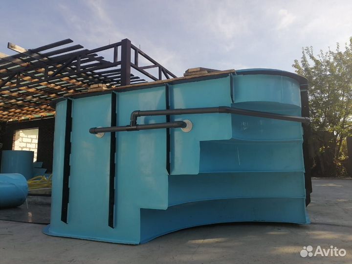 Бассейн из полипропилена для дачи