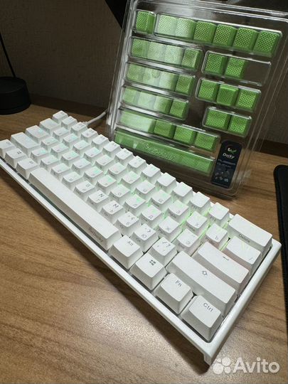 Механическая клавматура ducky one 2 mini white rgb