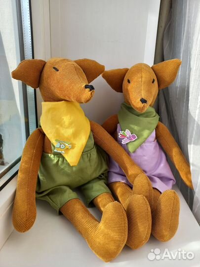 Текстильные игрушки ручной работы