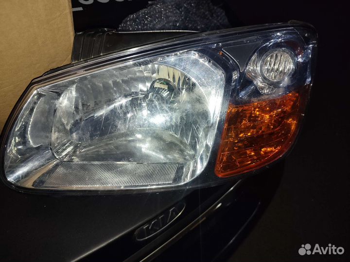 Фара kia cerato 1 рестайлинг