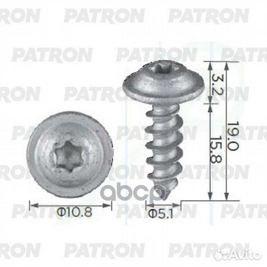 Саморез BMW Используется для крепления переднег