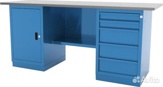 Верстак слесарный двухтумбовый ferrum 01.205L-5015