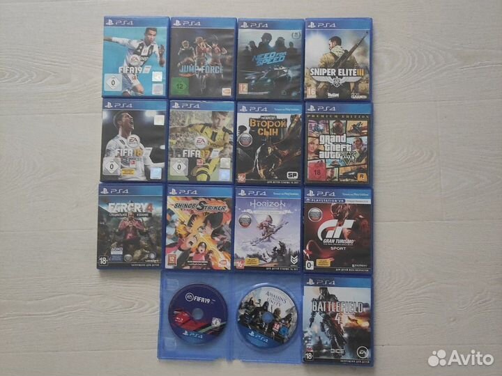 Диски на ps4