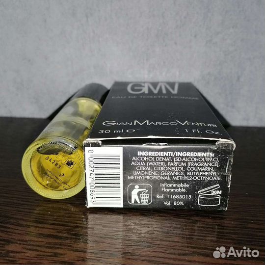 Туалетная вода Gian Marco Venturi Gmv 2001 Винтаж