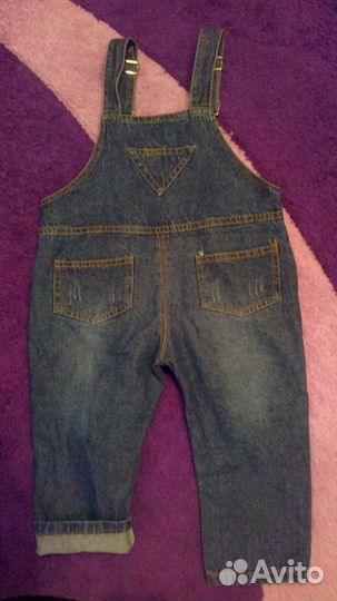 Новый. отличный, джинсовый комбезик. унисекс