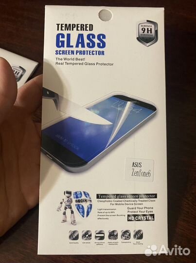 Защитное стекло asus zenfon6 5 штук