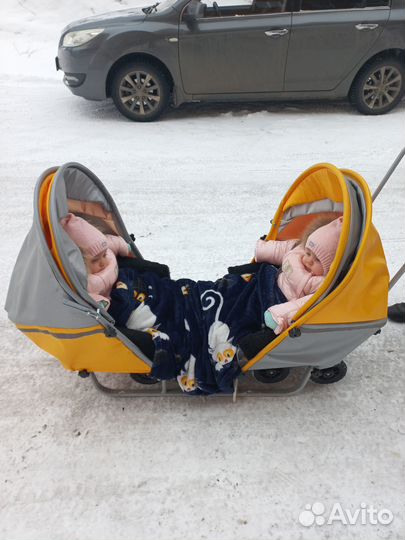 Санки для двойни