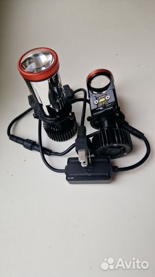 Светодиодные лампы LED h4 с линзой