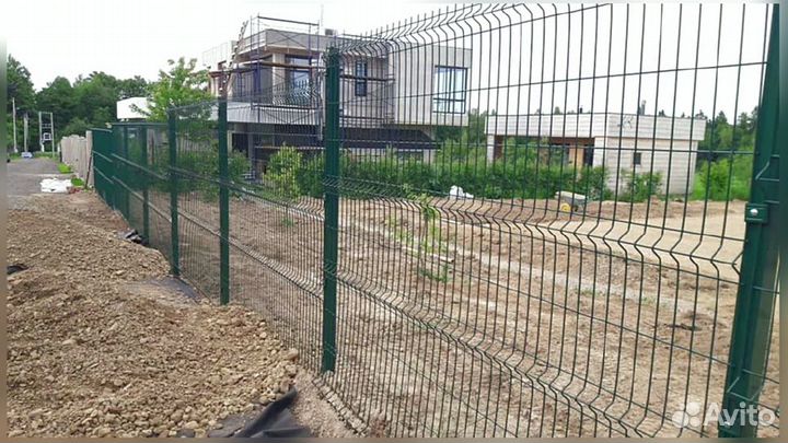 Забор из 3д сетки