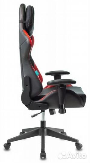 Игровое кресло Бюрократ viking 5 aero RED чер/крас
