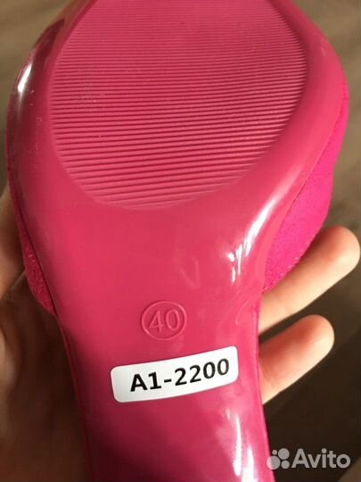 Туфли розовые