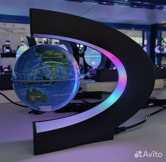 Левитирующий глобус с подсветкой