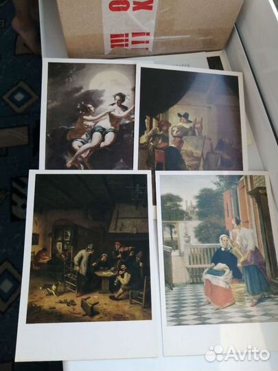 Открытки Малые Голландцы (государственный эрмитраж