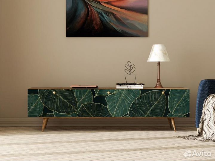 Тумба под тв комод с фрезеровкой IKEA мебель Икеа