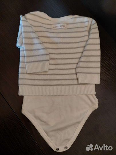 Свитер - боди р.80