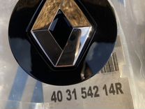 Колпачки литых дисков Renault оригинал 4шт черные