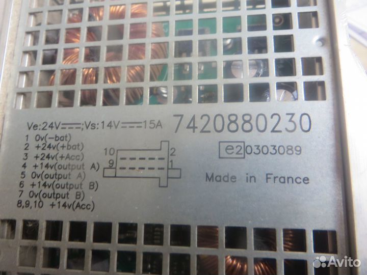 Преобразователь напряжения renault 7420880230