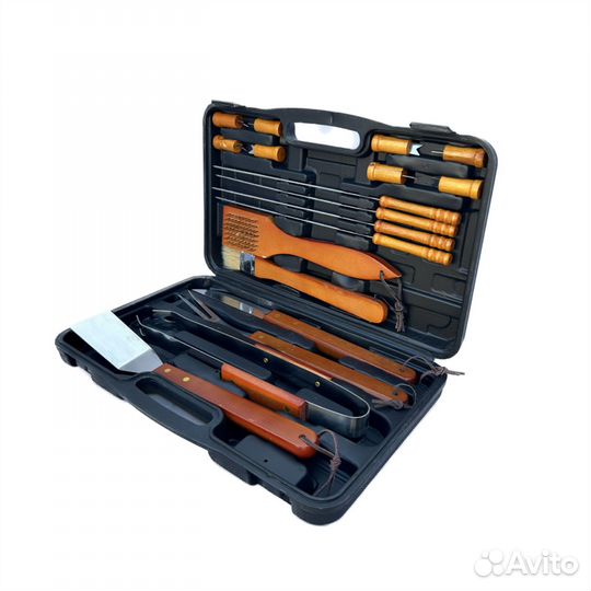 Набор для барбекю, гриля, мангала, пикника 18 шт