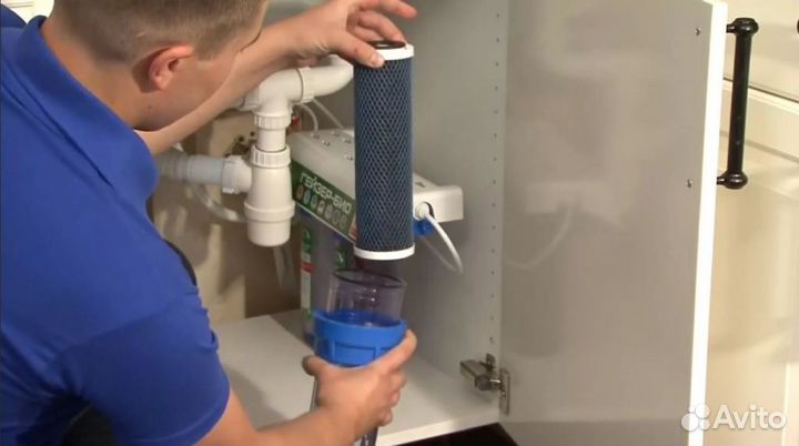 Установка фильтров для воды, замена, обслуживание