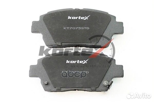 Колодки тормозные дисковые перед KT7075STD kortex