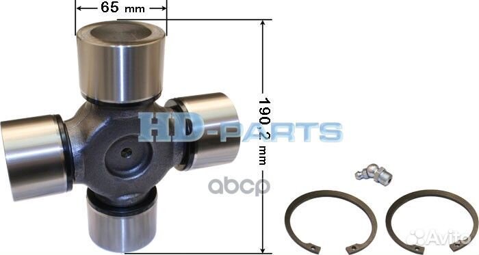 306060 крестовина кардана с масленкой 65x190 S
