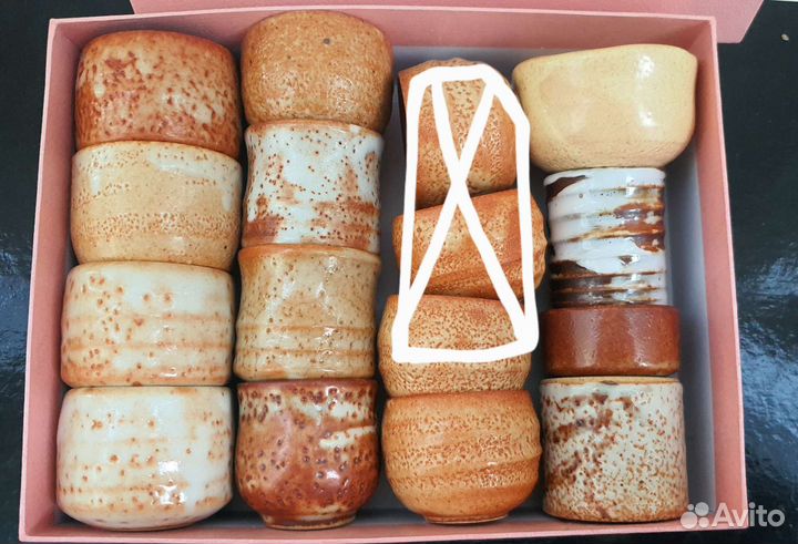 Чашки винтажные мастеровые, Япония, листайте