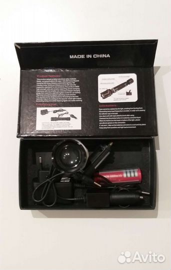 Фонарь ручной аккумуляторный zoom swat NB-W110