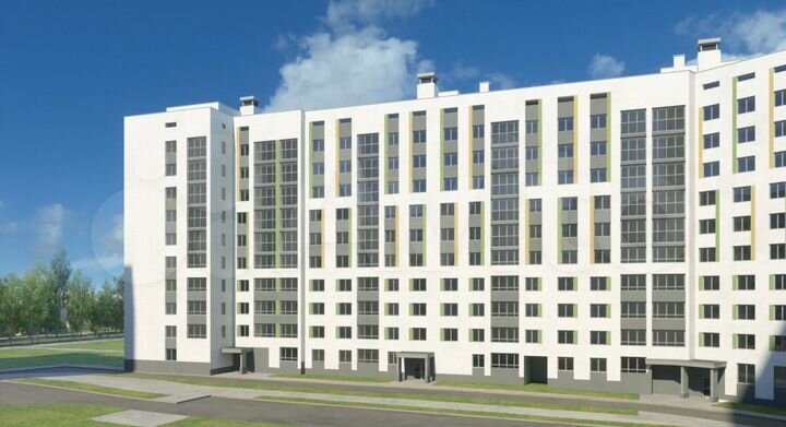 2-к. квартира, 51,5 м², 8/10 эт.