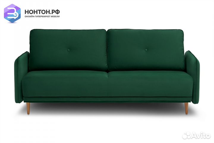 Диван книжка Эстет изумрудный