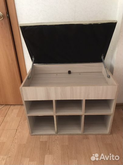 Тумба для обуви с сиденьем