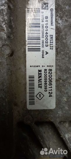 Блок управления двигателем renault logan