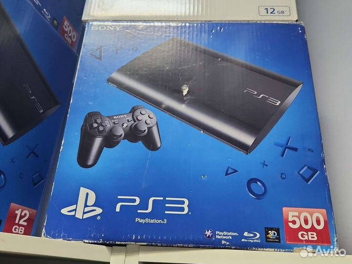 Sony PS3 Super slim 500gb. +30игр. Гарантия