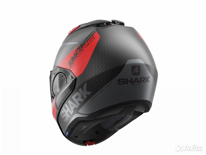 Шлем shark EVO GT encke MAT Black/Red