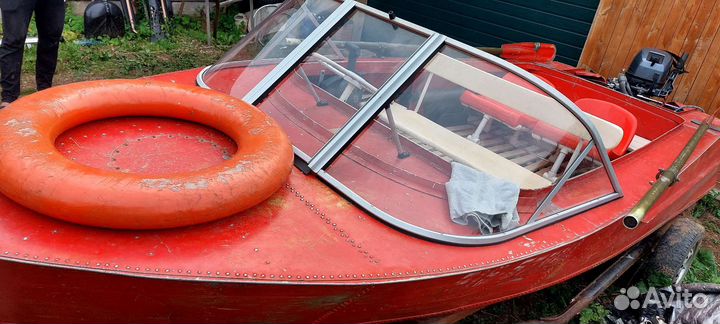 Катер. Мкм. Ярославка. Мотор ямаха 9.9. 15 сил
