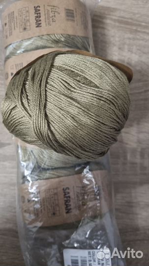 Пряжа Fibra Natura Safran