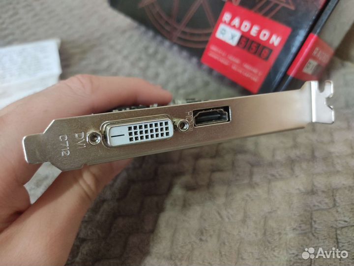 Видеокарта rx 550 4gb