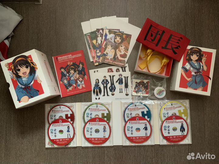 Аниме Меланхолия Харухи Судзумии (бокс Reanimedia)