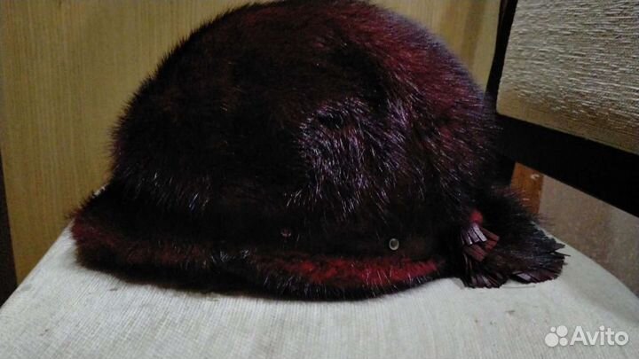 Шапка норковая женская