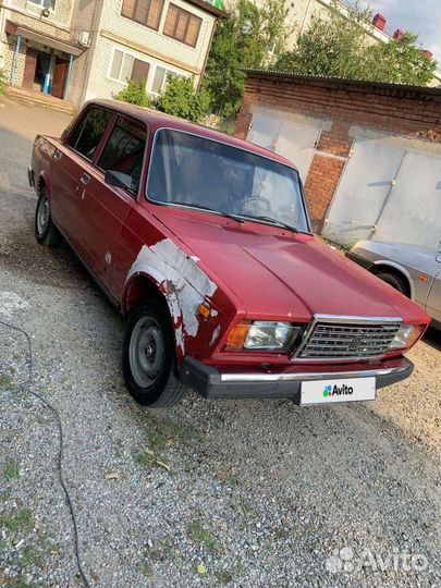 ВАЗ 2107 1.5 МТ, 1995, битый, 97 000 км