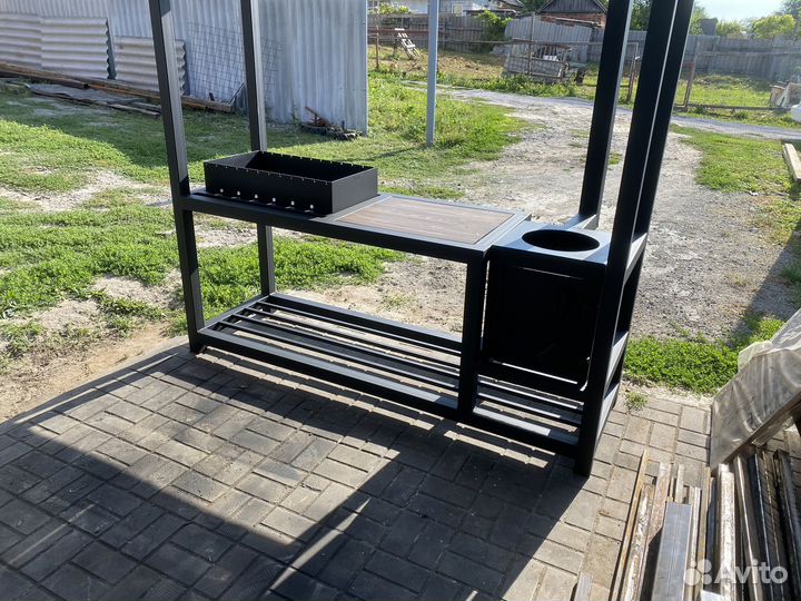 Мангальная зона лофт