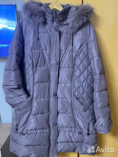 Пальто женское зимнее 56 58