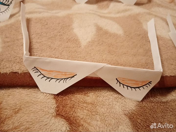 Очки бумажные