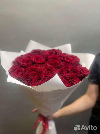 Цветы розы и букеты с доставкой алые розы